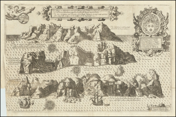 1-Atlantic Ocean and African Islands, including Madagascar Map By John Wolfe / Jan Huygen van  Li