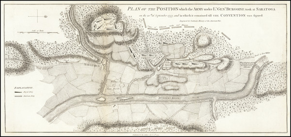 78-Vermont, New York State and American Revolution Map By Charles Stedman / William Faden