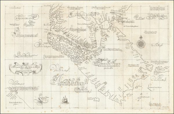 65-South America, Argentina and Chile Map By Robert Dudley