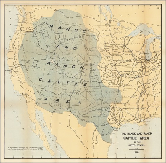 87-United States and Texas Map By Joseph Nimmo