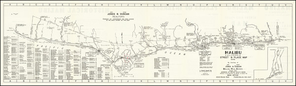 83-Los Angeles and Other California Cities Map By A. Cowles Daley