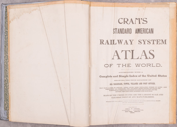 38-Atlases Map By George F. Cram