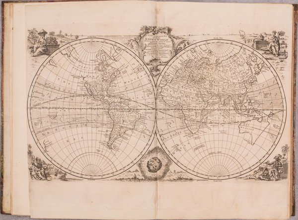 25-Atlases Map By Emanuel Bowen