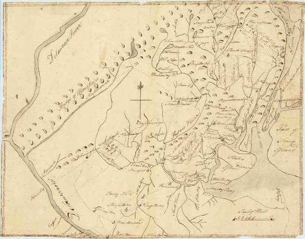 38-New York City, New York State, New Jersey and American Revolution Map By Anonymous