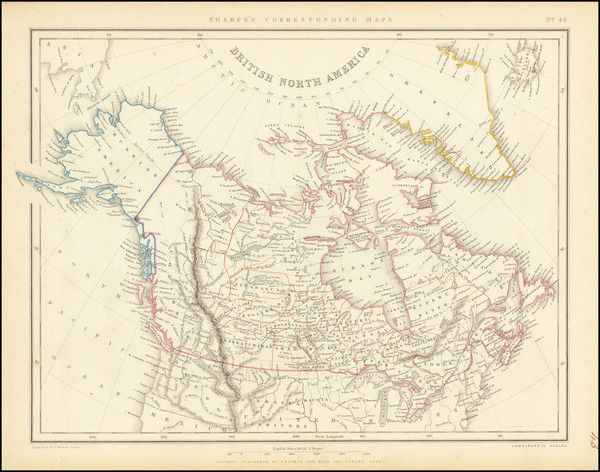 54-Canada Map By Chapman & Hall