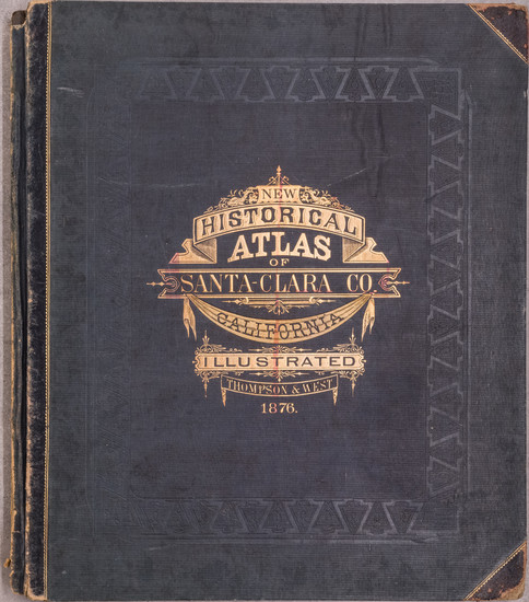 92-California, San Francisco & Bay Area and Atlases Map By Thompson & West