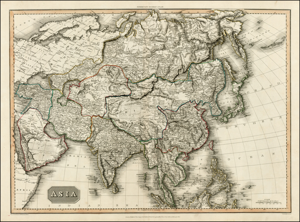 97-Asia and Asia Map By John Pinkerton