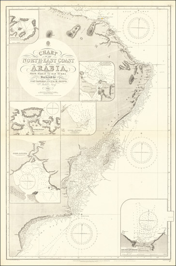 49-Arabian Peninsula Map By British Admiralty