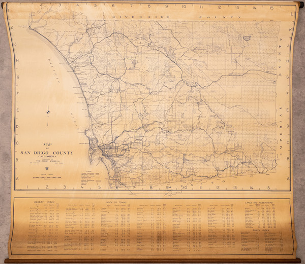 52-San Diego Map By Rodney Stokes