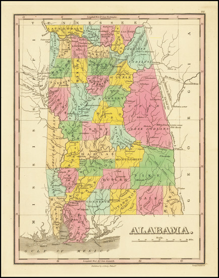 2-Alabama Map By Anthony Finley