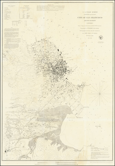 76-San Francisco & Bay Area Map By United States Coast Survey