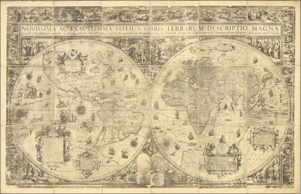 5-World Map By Jodocus Hondius