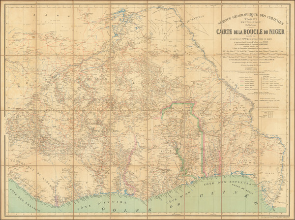 15-West Africa Map By Henri Eugène Spicq