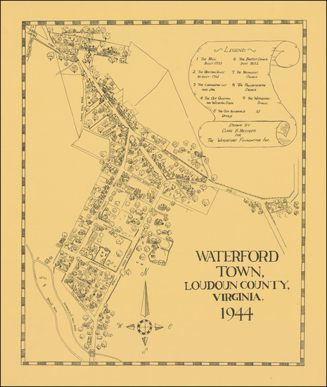 13-Virginia and Pictorial Maps Map By Clare B. Metzger