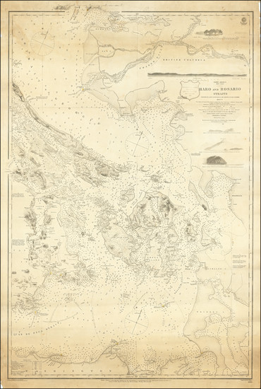 23-Washington and Canada Map By British Admiralty