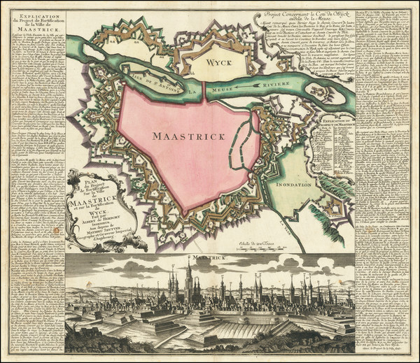 7-Belgium Map By Matthaus Seutter