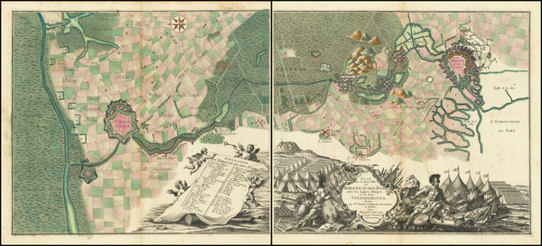 78-Netherlands Map By Matthaus Seutter