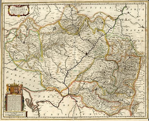 4-Europe and Spain Map By Henricus Hondius