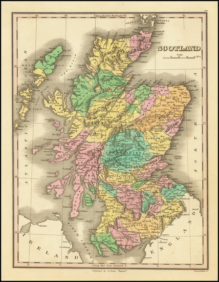 77-Scotland Map By Anthony Finley