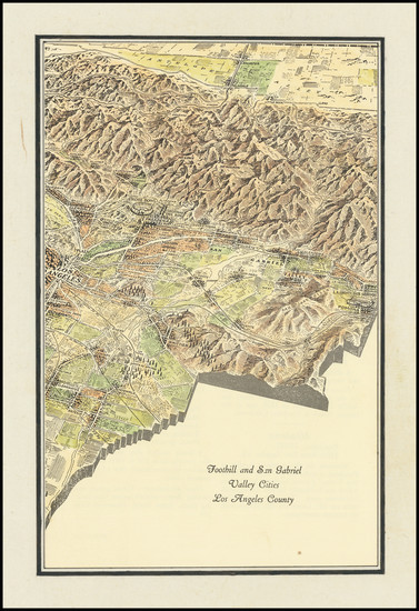 15-Pictorial Maps and Los Angeles Map By Gerald  Allen Eddy