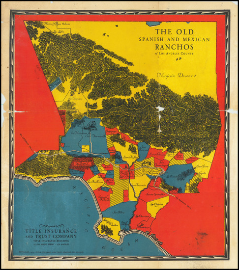 22-Los Angeles Map By Title Insurance & Trust Company