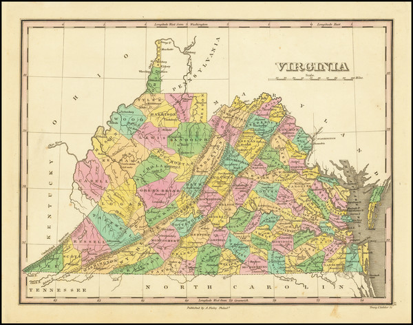 3-Virginia Map By Anthony Finley