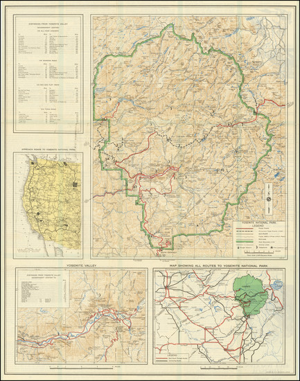 14-Yosemite Map By United States Department of the Interior