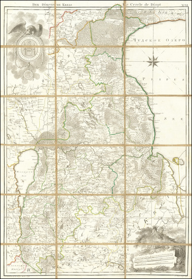 99-Baltic Countries Map By Ludwig August Mellin