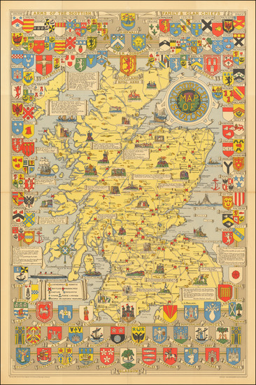 96-Scotland and Pictorial Maps Map By John Bartholomew