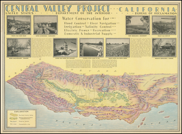 86-Pictorial Maps and California Map By Hoen & Co.