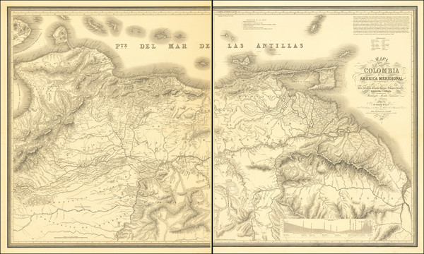 70-Colombia and Venezuela Map By Felipe Bauza