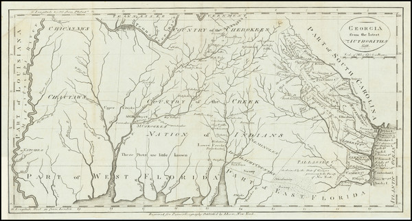 88-South, Alabama, Mississippi and Georgia Map By John Payne