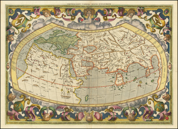 28-World Map By  Gerard Mercator