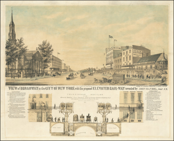 15-New York City Map By Robert J. Rayner / John Randel Jr.