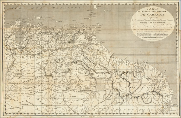 75-Guianas & Suriname and Venezuela Map By Benjamin Tanner / Peter Maverick