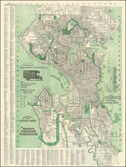 34-Washington Map By Kroll Map Company