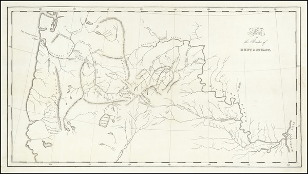 86-Plains, Rocky Mountains and Pacific Northwest Map By Carey, Lea & Blanchard