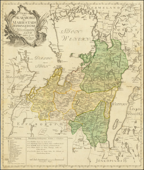 75-Sweden Map By Nils Marelius