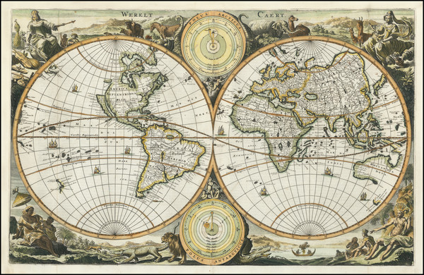 86-World and California as an Island Map By Daniel Stoopendahl