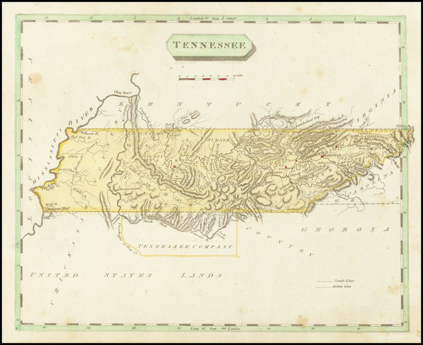 33-Tennessee Map By 