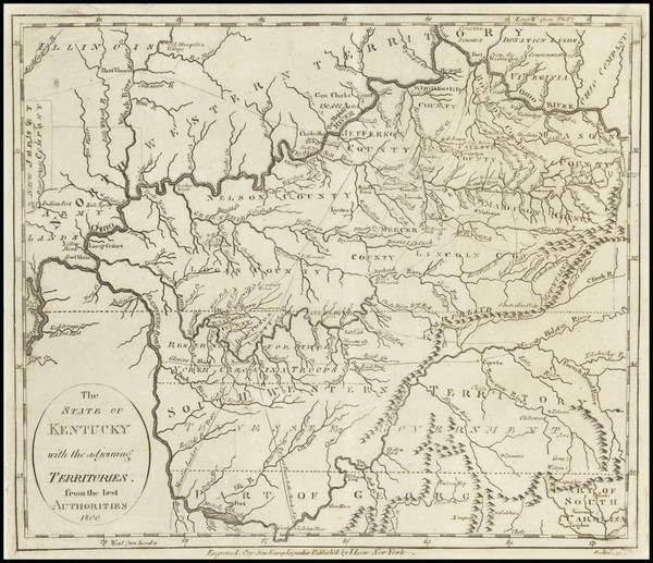 22-Kentucky, Tennessee and Ohio Map By John Payne