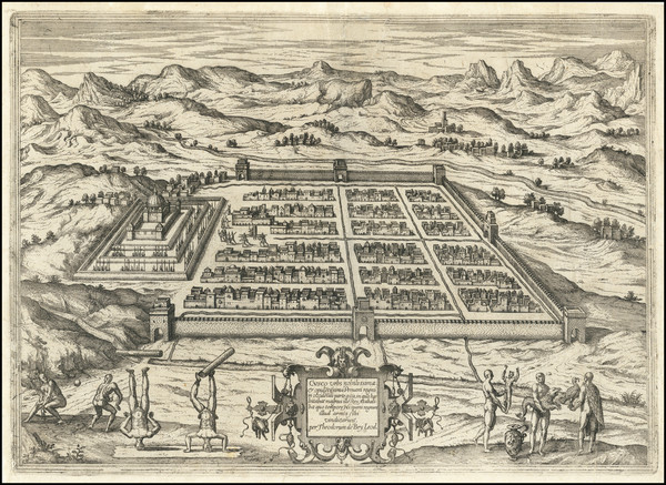 71-Peru & Ecuador Map By Theodor De Bry