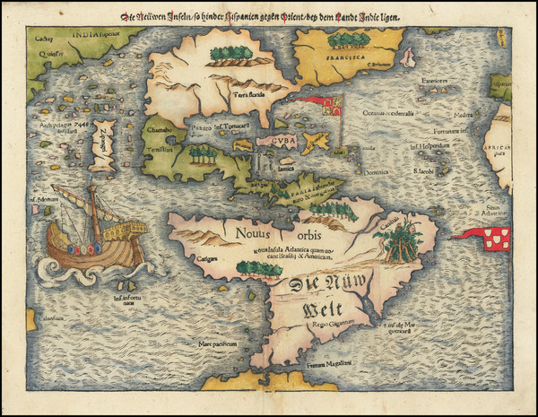 91-Western Hemisphere, North America, South America, Japan, Pacific and America Map By Sebastian M