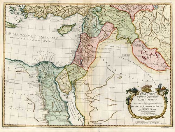 30-Europe, Mediterranean, Asia, Middle East, Holy Land and Balearic Islands Map By John Blair