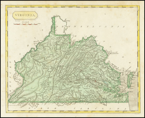 100-Virginia Map By 