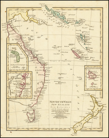 88-Australia, Oceania, New Zealand and Other Pacific Islands Map By Robert Wilkinson