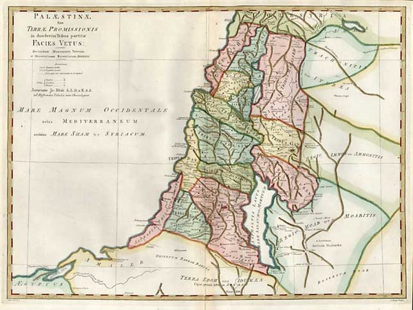 61-Asia and Holy Land Map By John Blair