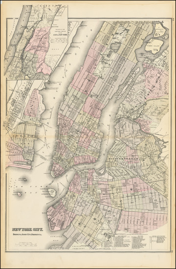 63-New York City Map By OW Gray