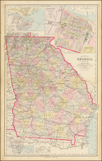 75-Southeast Map By Frank A. Gray