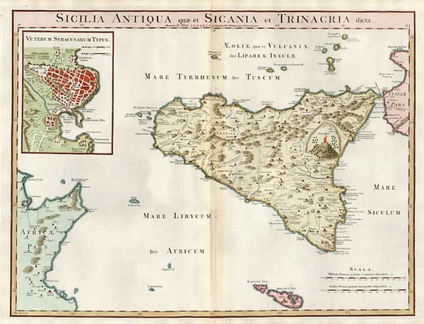 30-Europe, Italy, Mediterranean and Balearic Islands Map By John Blair